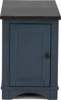 Amy Denim Blue Side Table