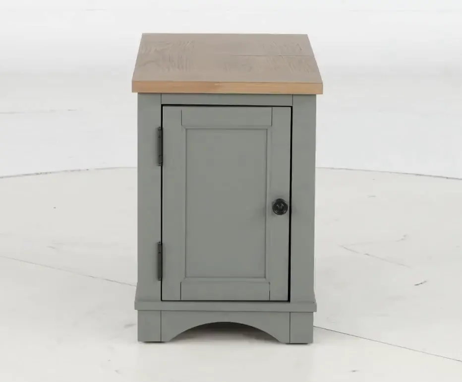 Amy Dove Gray Side Table-10