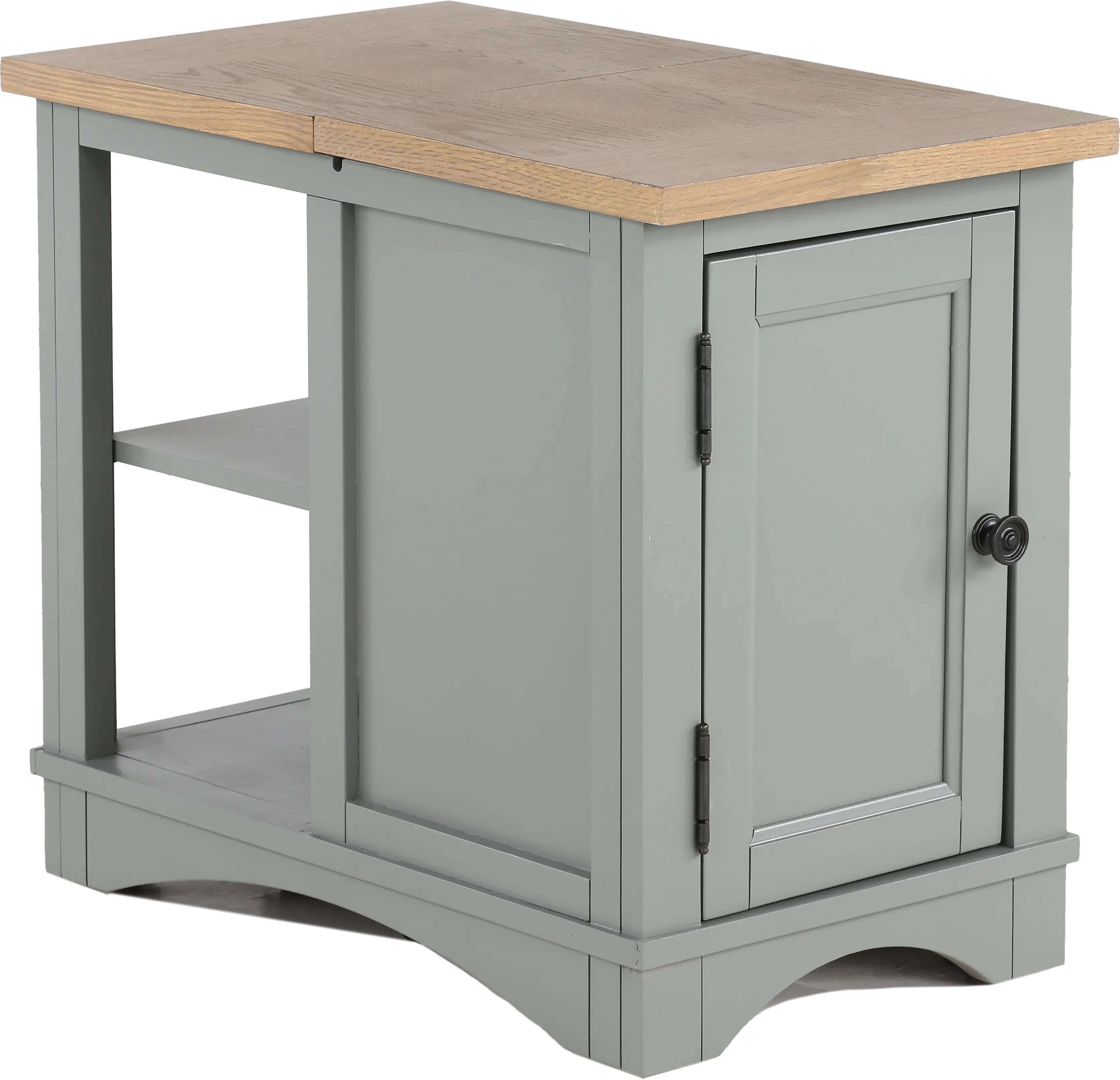 Amy Dove Gray Side Table-4