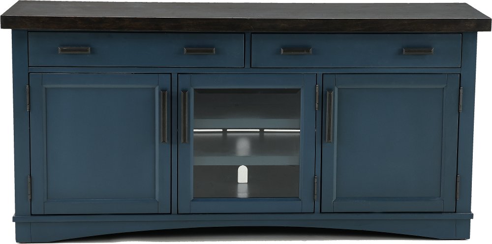Amy Denim Blue 63" TV Stand