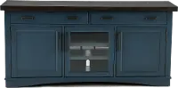 Amy Denim Blue 63  TV Stand