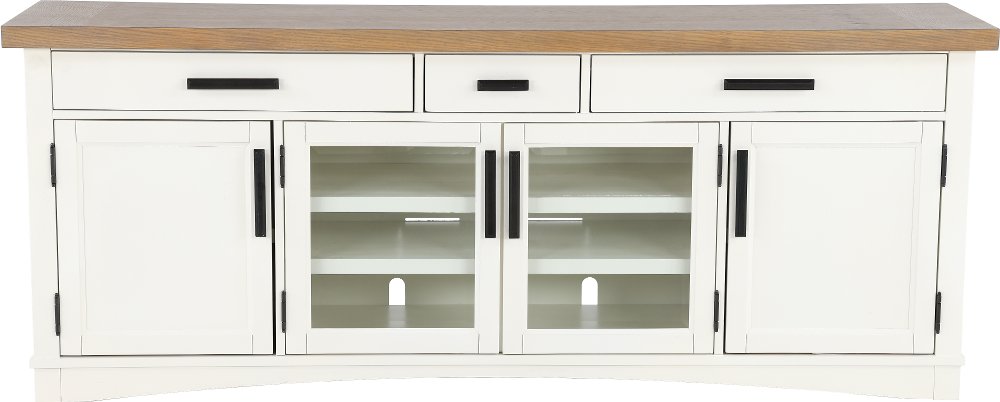 Distressed White Tv Consoles