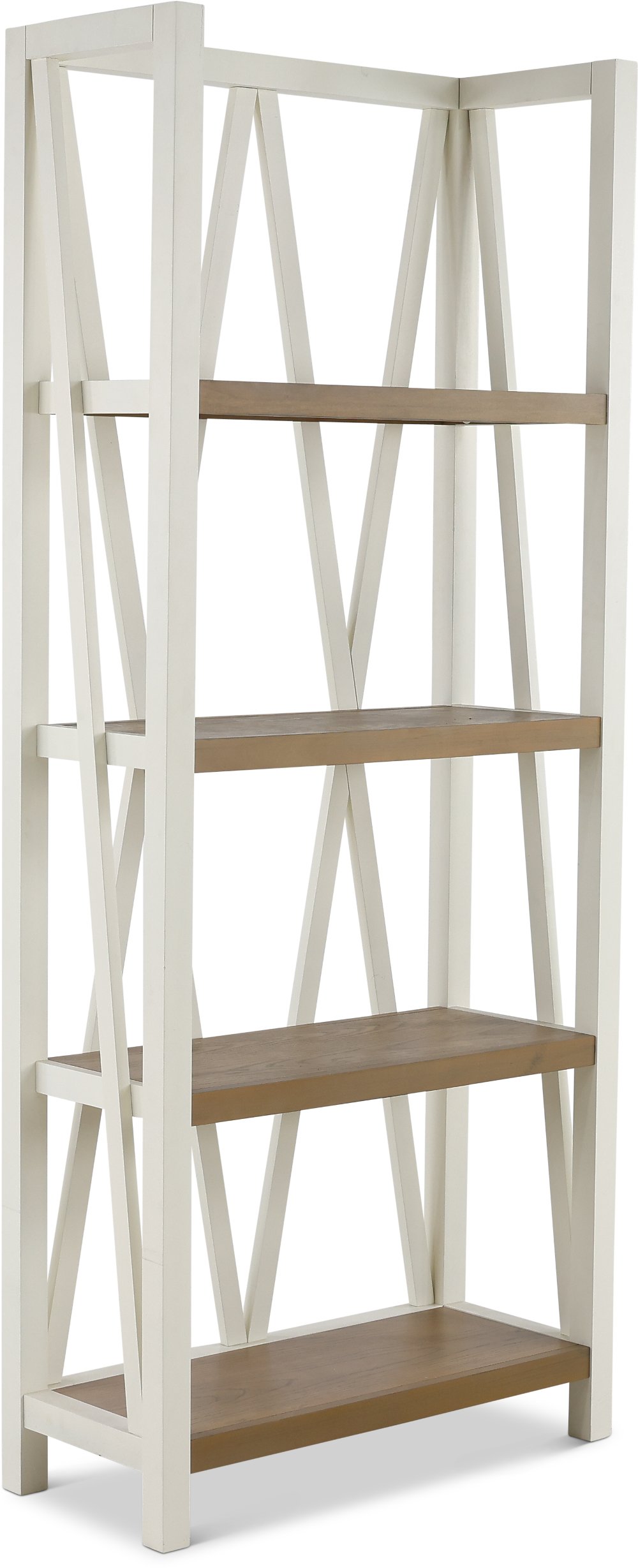 Amy White and Natural Bookcase