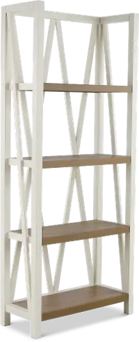 Amy White and Natural Bookcase