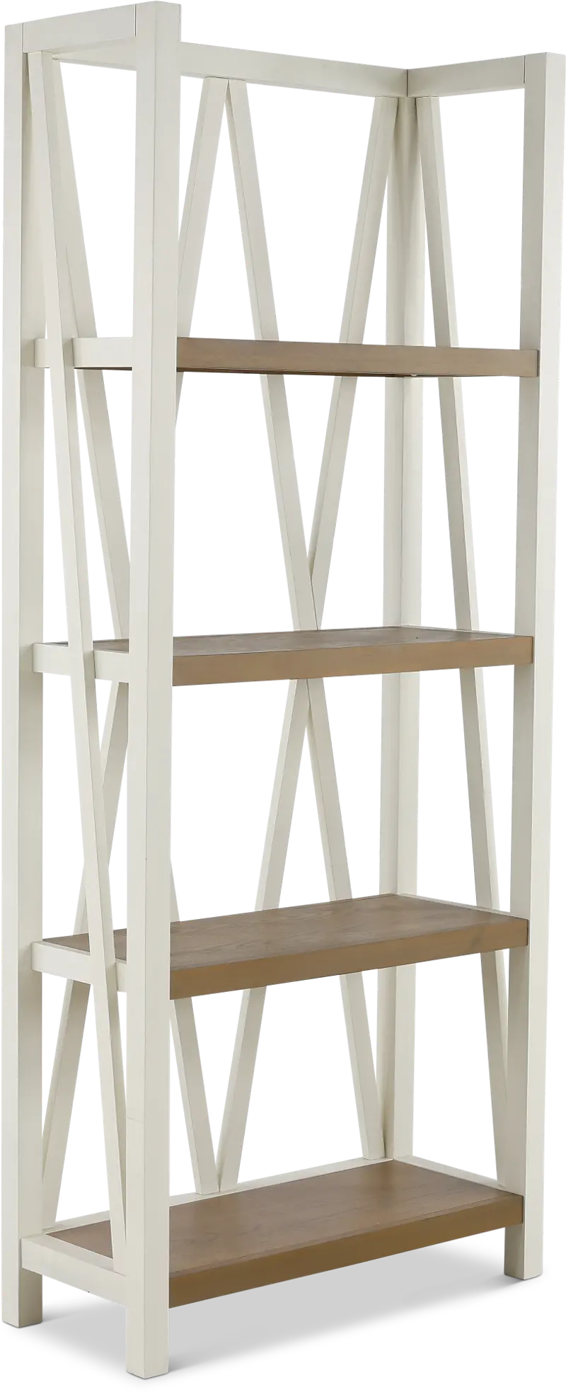 Amy White and Natural Bookcase