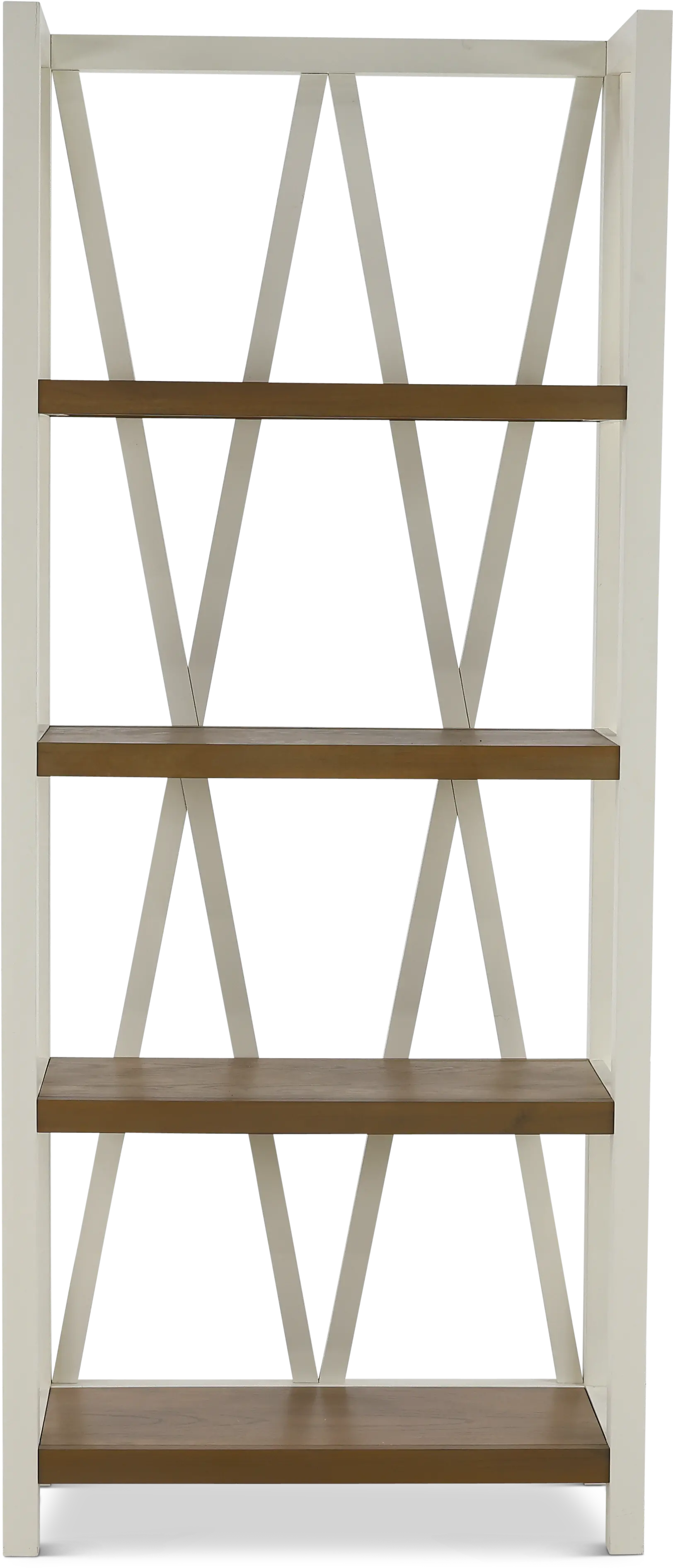 Amy White and Natural Bookcase-4