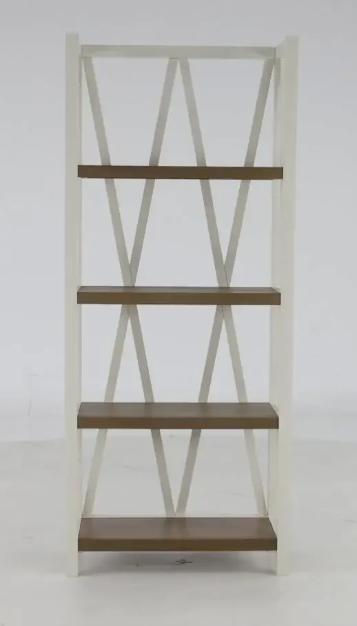 Amy White and Natural Bookcase-7