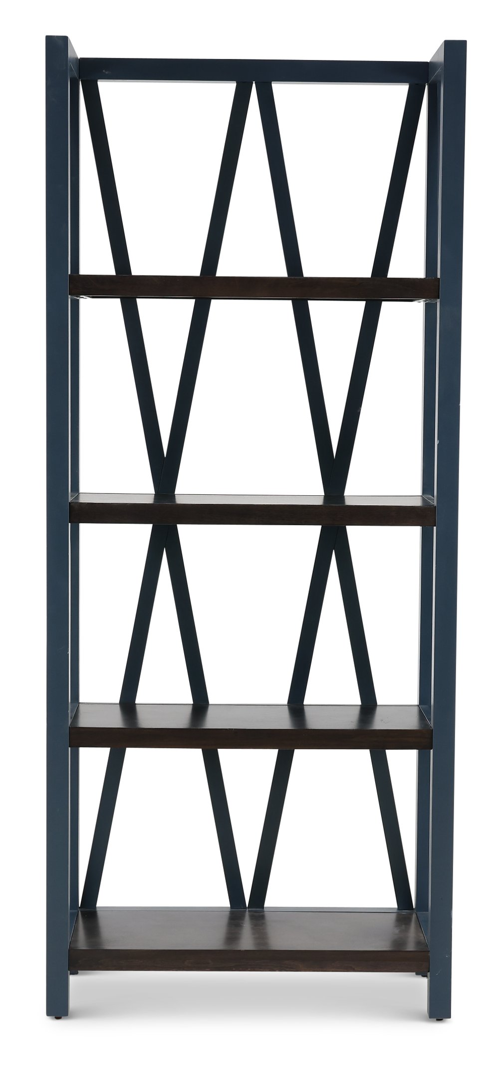 Amy Denim Blue Bookcase