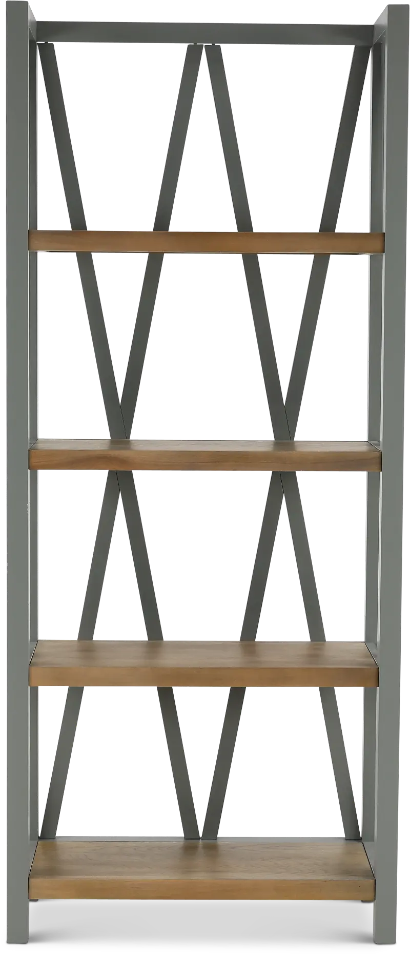 Amy Dove Gray Bookcase