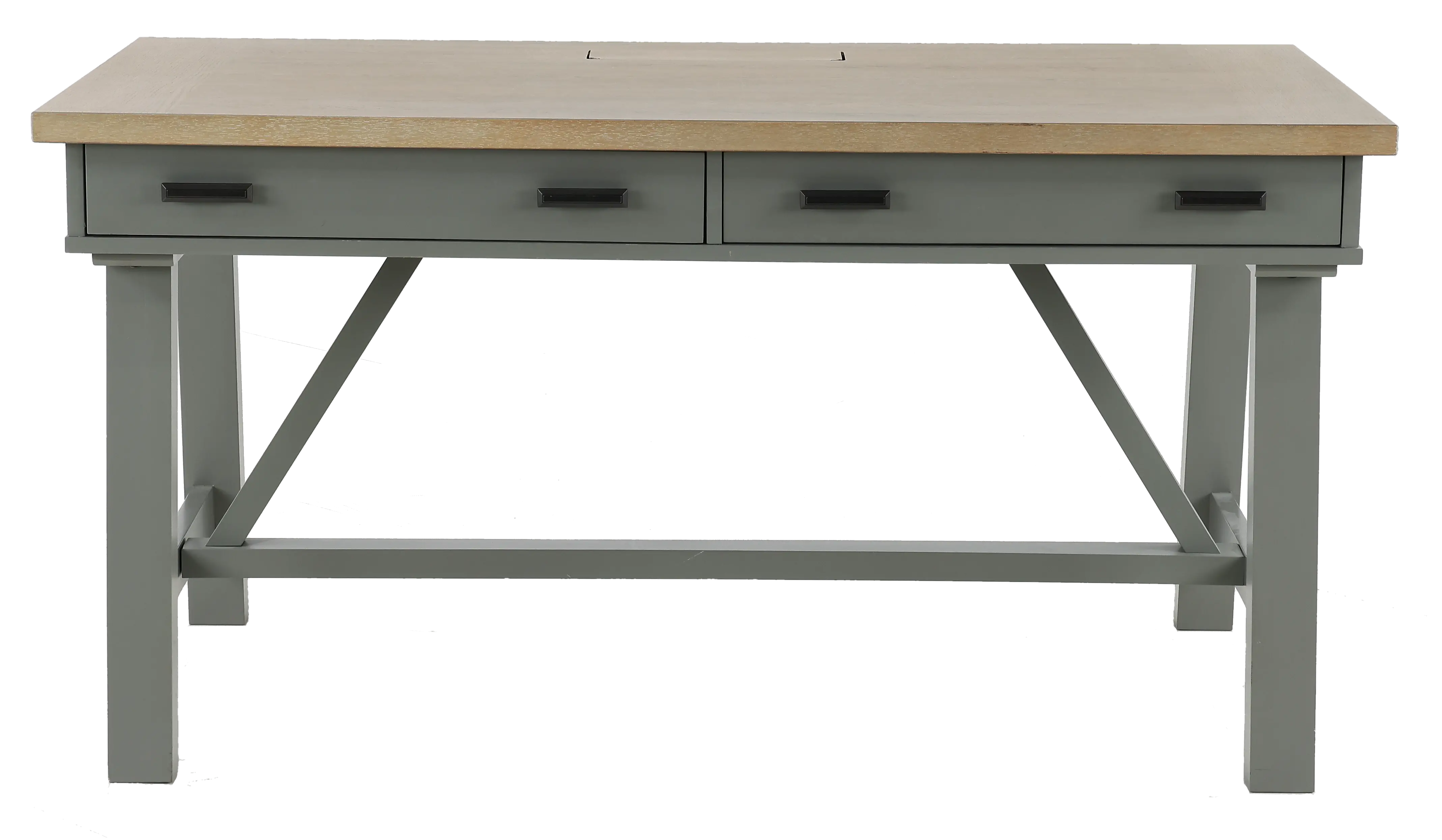 Amy Dove Gray Writing Desk-1