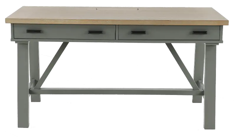 Amy Dove Gray Writing Desk