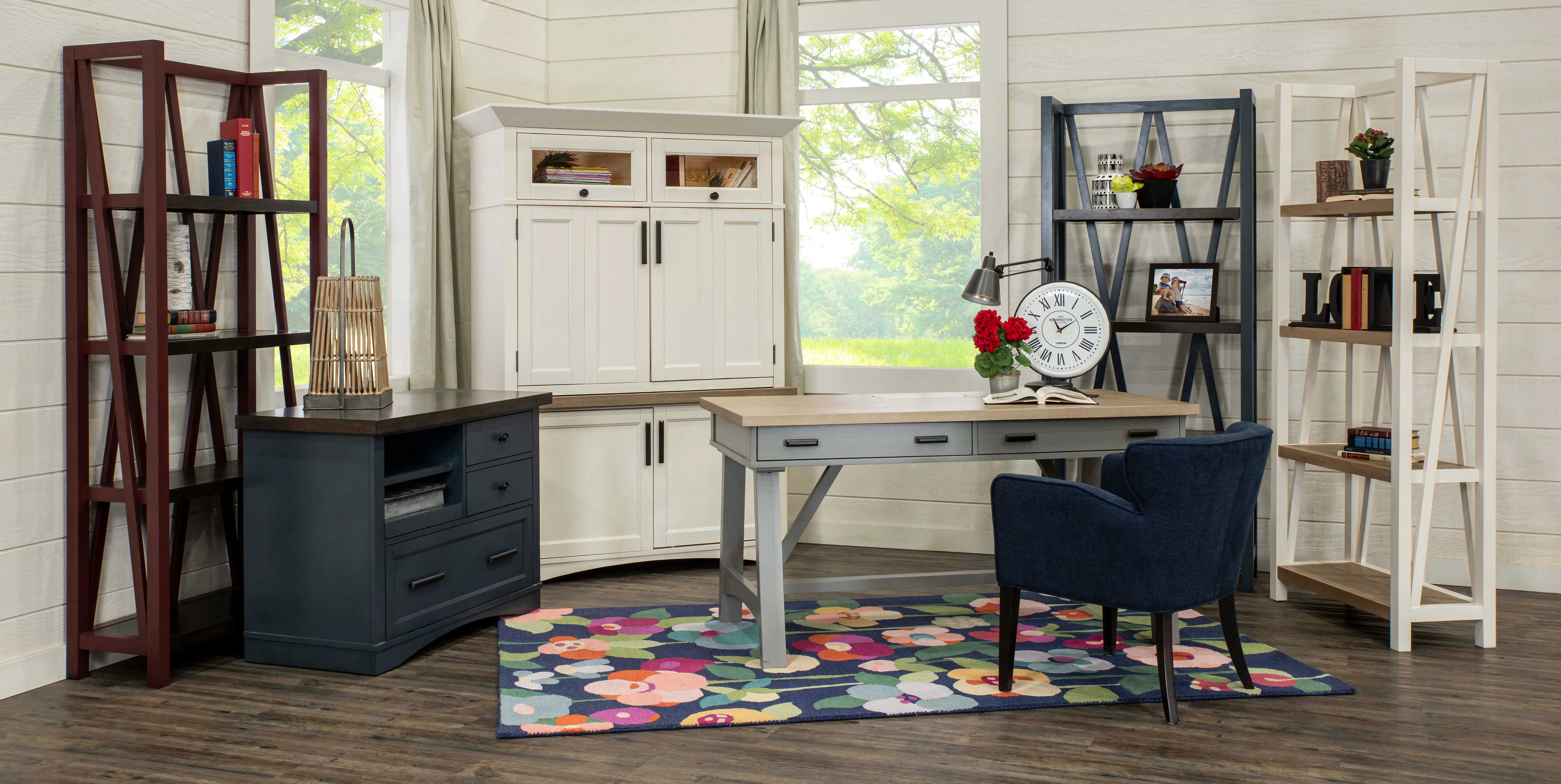 Amy Dove Gray Writing Desk-2