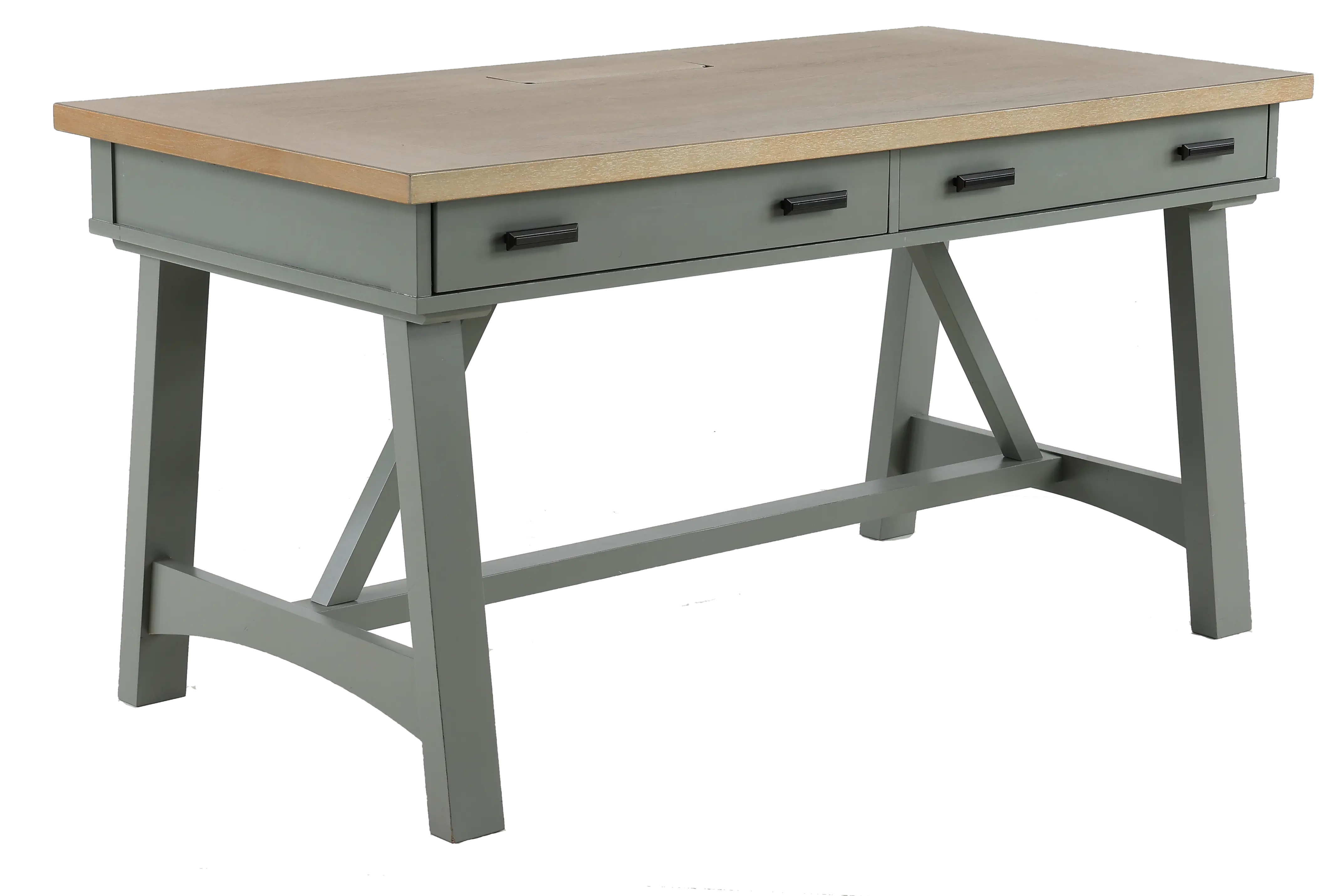 Amy Dove Gray Writing Desk-4