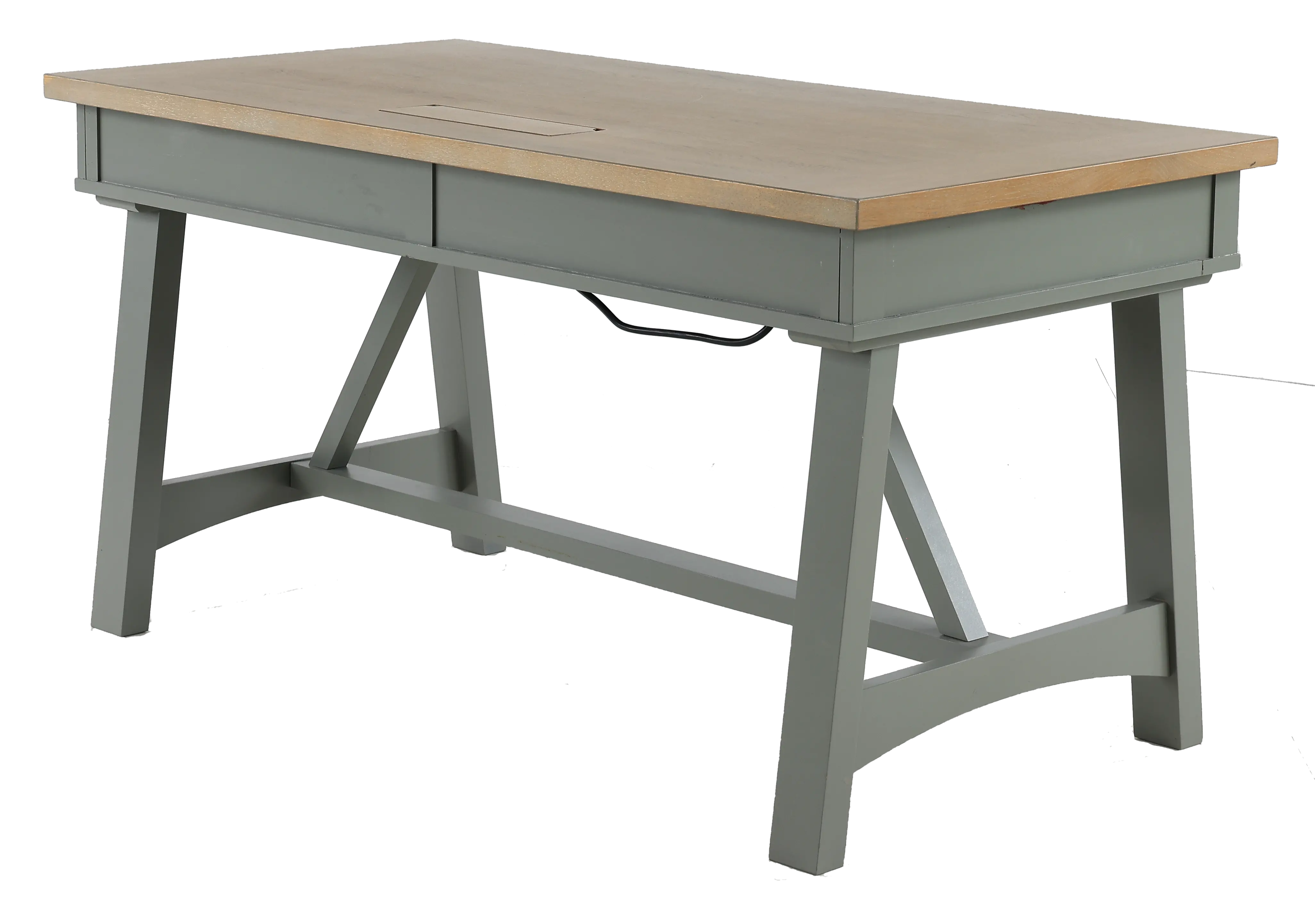 Amy Dove Gray Writing Desk-5