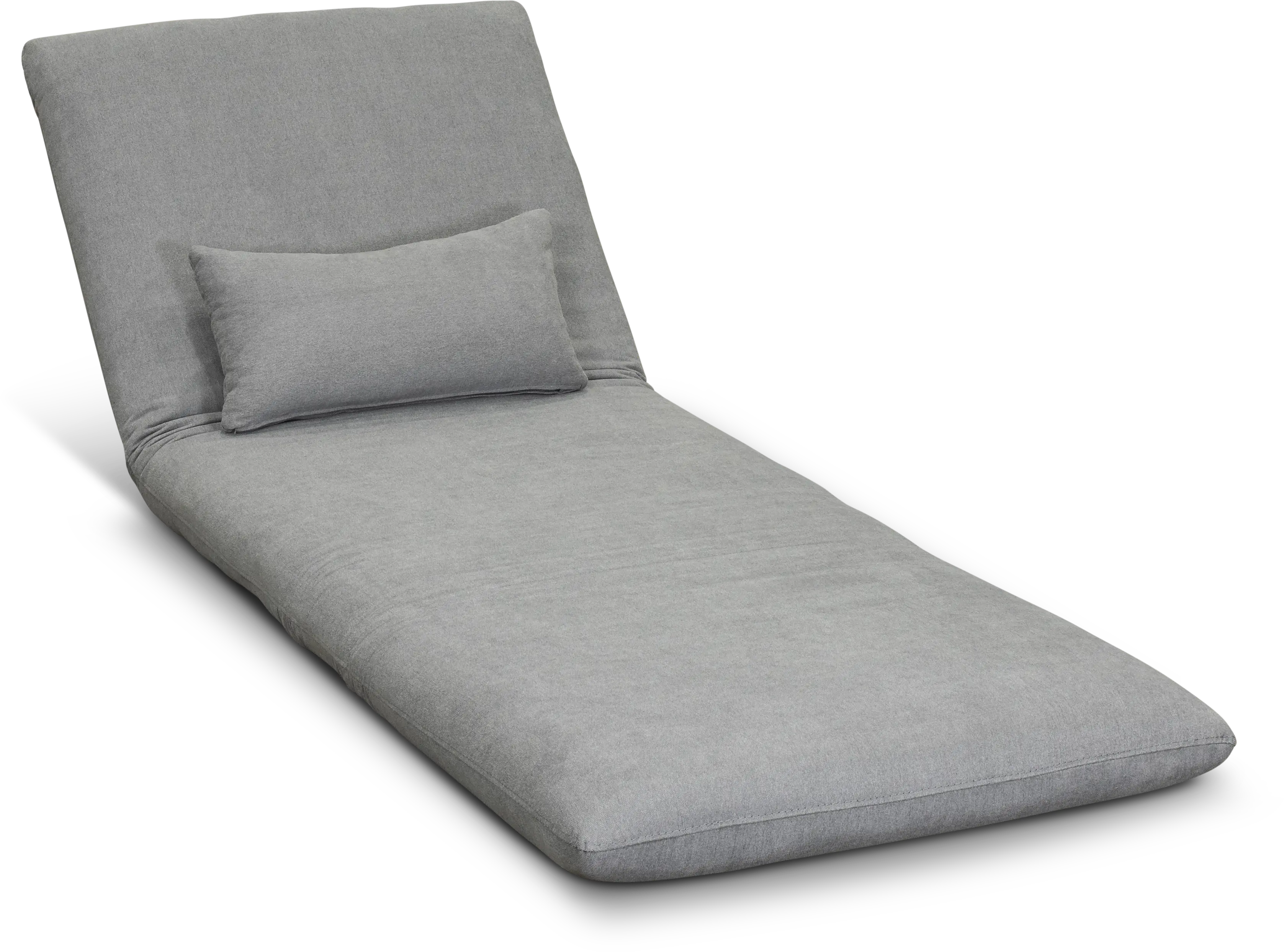 Slate Gray Folding Theater Lounger Chair and Fold Out Bed - Sutton-11