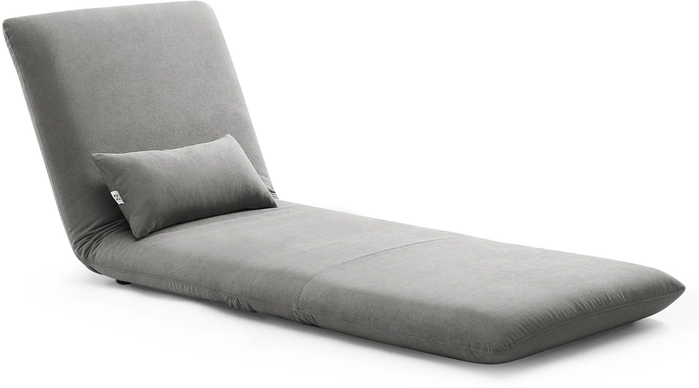 Slate Gray Folding Theater Lounger Chair and Fold Out Bed - Sutton-6