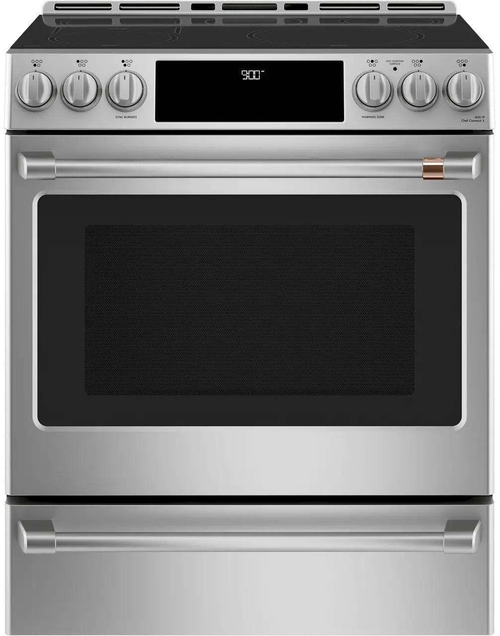 CHS900P2MS1 Cafe 5.7 cu ft Induction Range - Stainless Steel-1