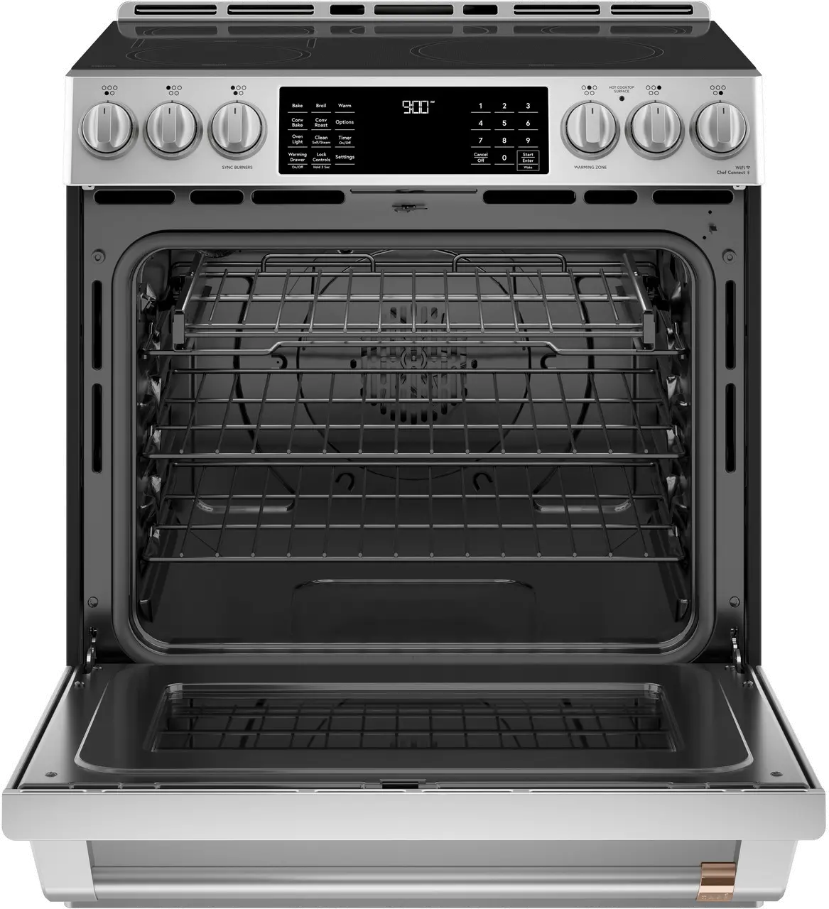 CHS900P2MS1 Cafe 5.7 cu ft Induction Range - Stainless Steel-3