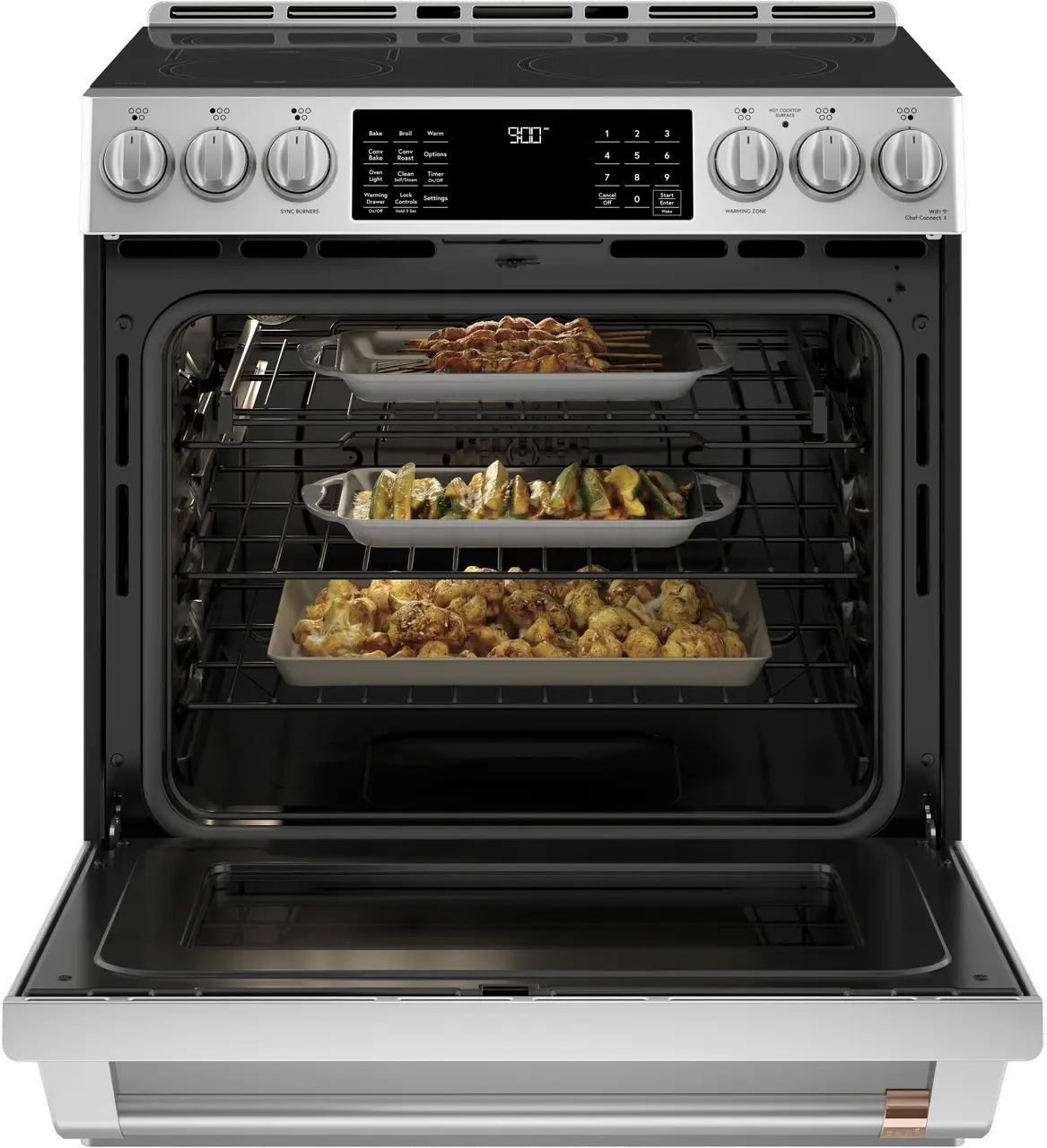 CHS900P2MS1 Cafe 5.7 cu ft Induction Range - Stainless Steel-4