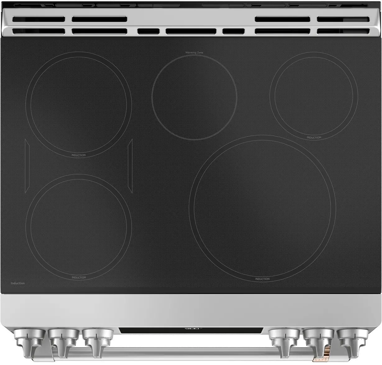 CHS900P2MS1 Cafe 5.7 cu ft Induction Range - Stainless Steel-5