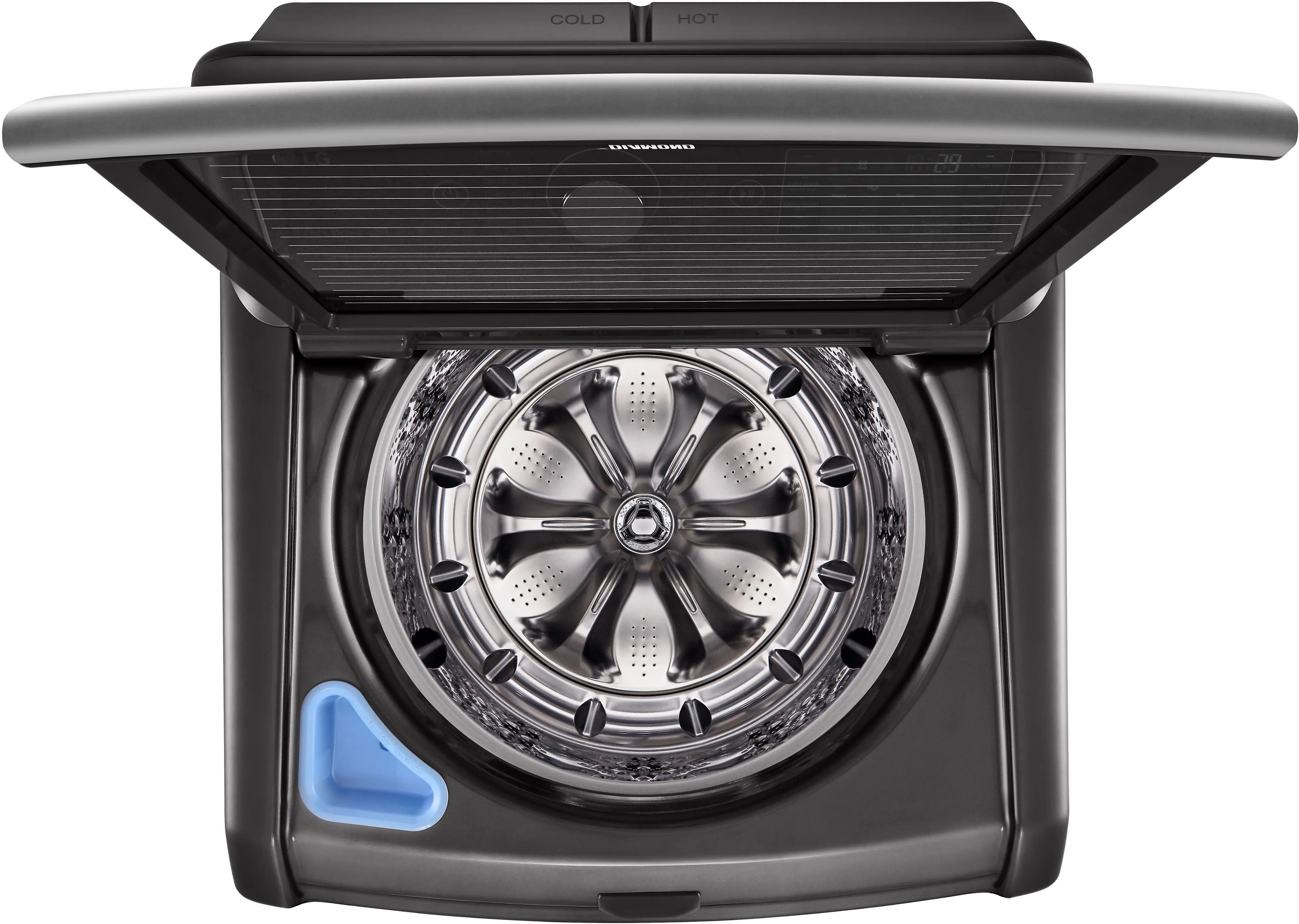 WT7900HBA LG Top Load Washer 5.5 cu. ft. TurboWash3D - Black Steel-4