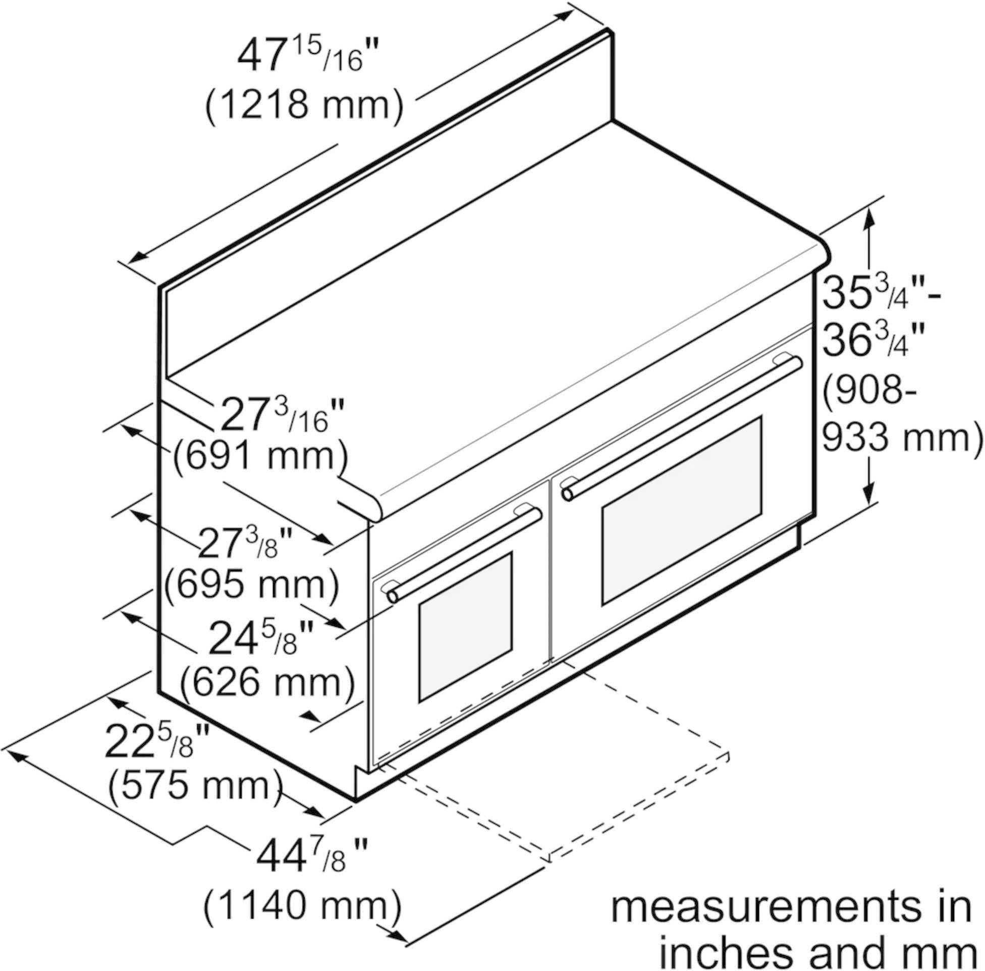 PRG486WDH Thermador Pro Harmony 48  Double Oven Gas Range with Griddle - Stainless Steel-3