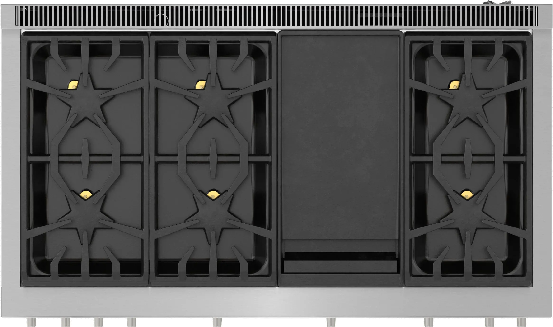 PRG486WDH Thermador Pro Harmony 48  Double Oven Gas Range with Griddle - Stainless Steel-6