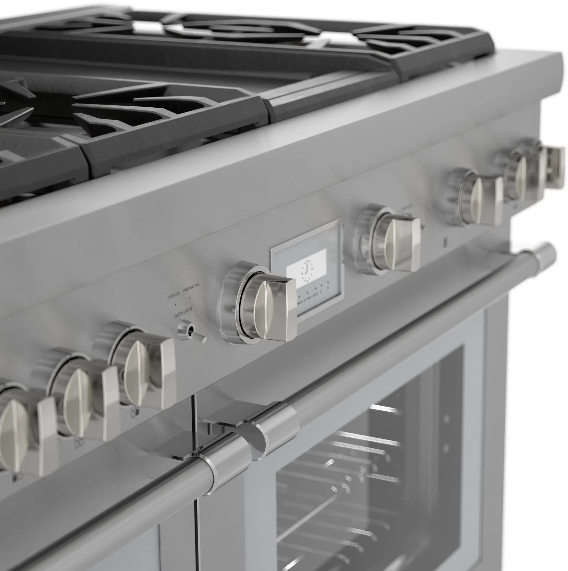 PRG486WDH Thermador Pro Harmony 48  Double Oven Gas Range with Griddle - Stainless Steel-7