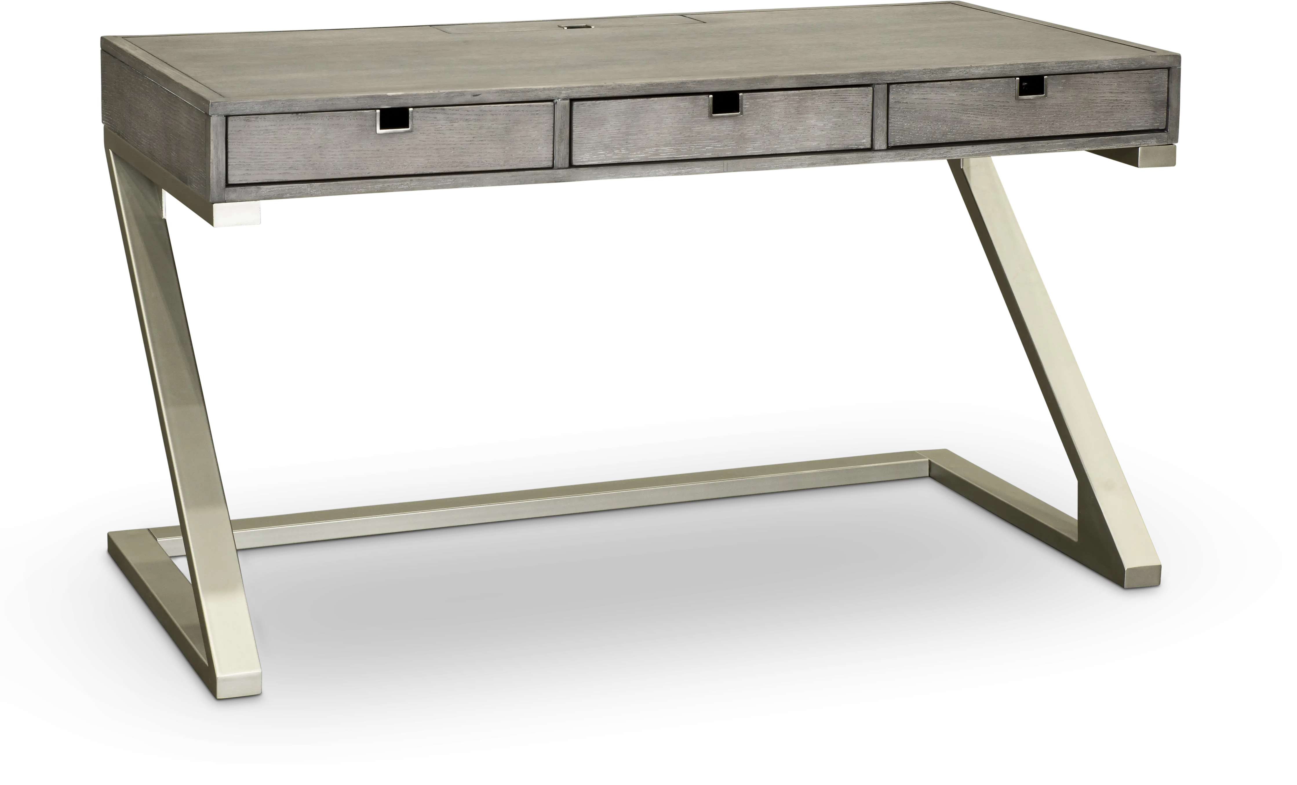 Pacific Heights Washed Gray Home Office Desk-5