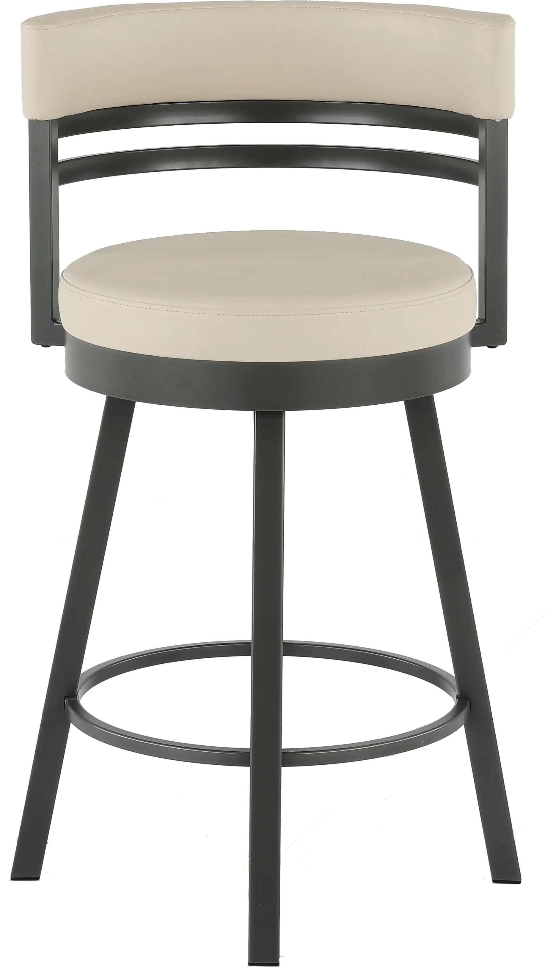 Ronny Oyster White Swivel Counter Height Stool-2