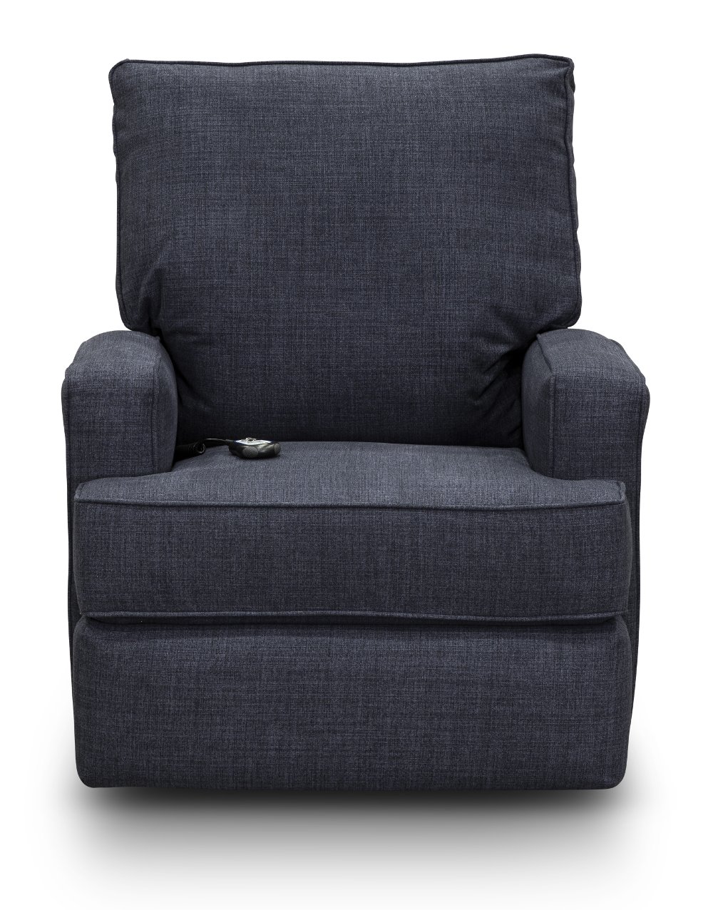 Kersey Navy Blue Power Swivel Glider Recliner