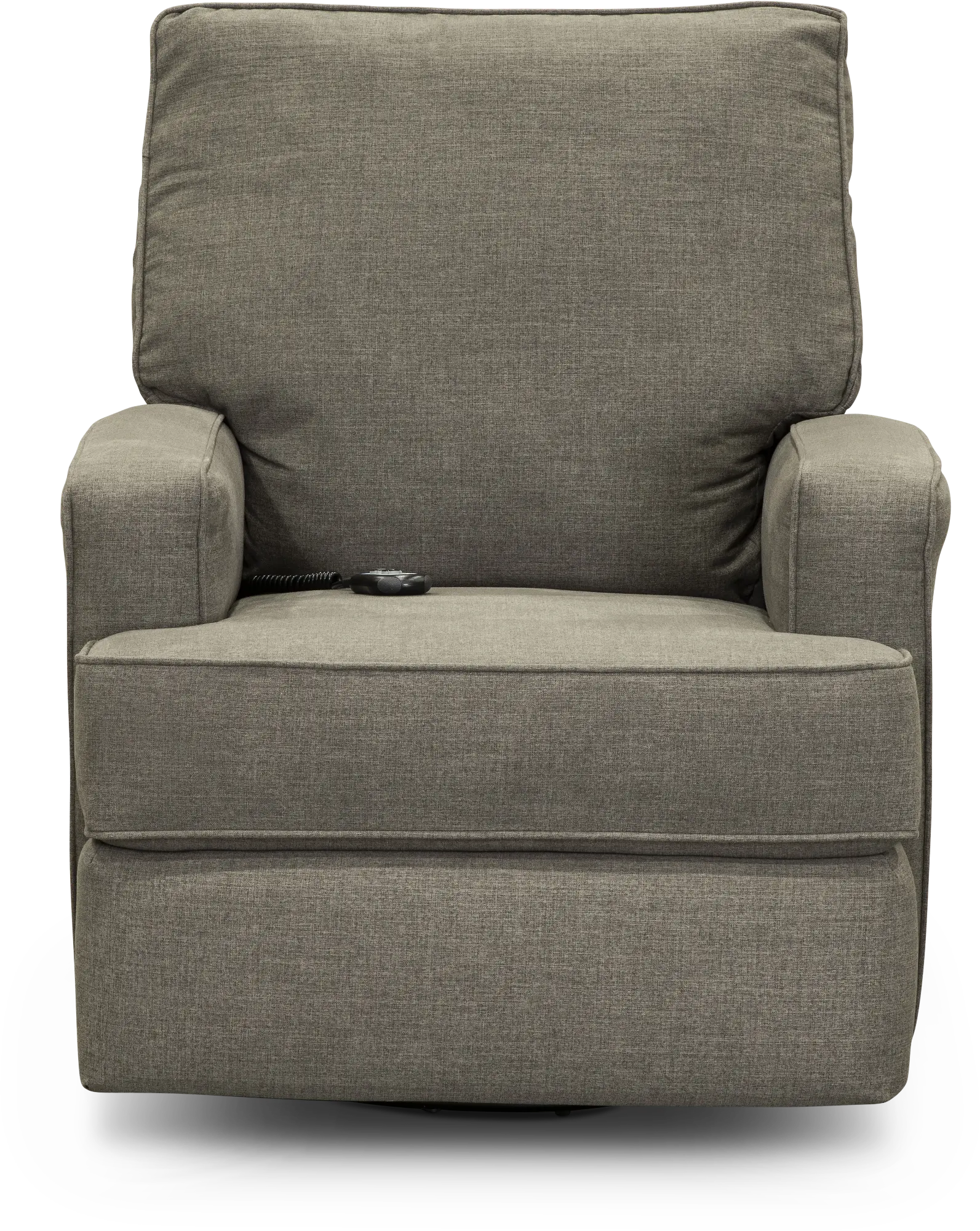 Kersey Pewter Brown Power Swivel Glider Recliner-1