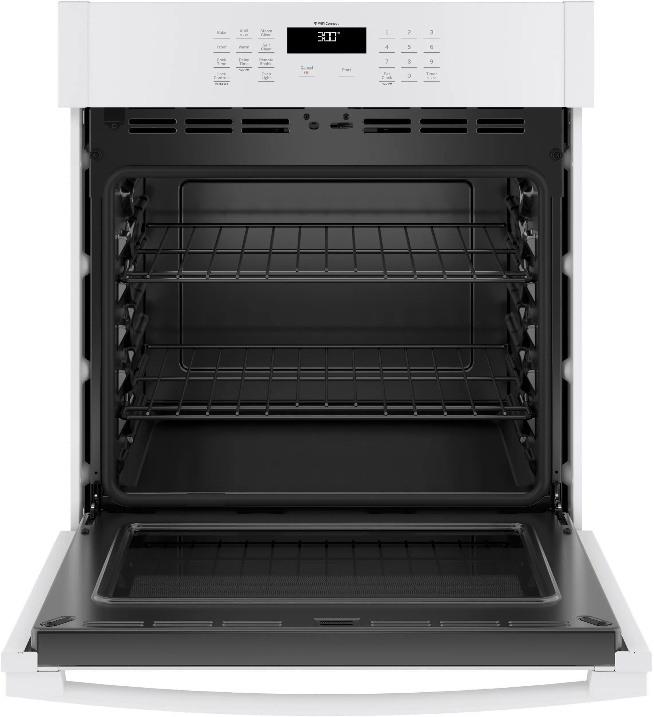 JKS3000DNWW GE 27 Inch Single Wall Oven - 4.3 cu. ft. White-5