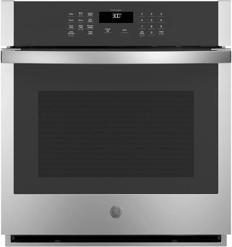 GE 4.3 cu ft Single Wall Oven - Stainless Steel 27 Inch
