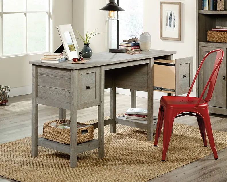 Cottage Road Mystic Gray Home Office Desk-2