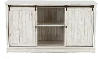 Barrister Lane Antique White 61  TV Stand