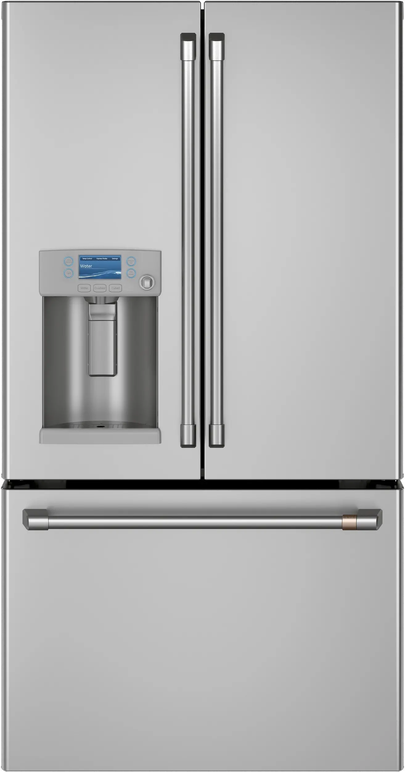 CYE22TP2MS1 Cafe 22.2 cu ft French Door Refrigerator - Counter Depth Stainless Steel-2