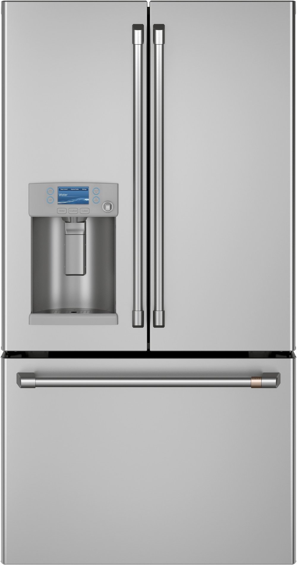 Cafe 22.2 cu ft French Door Refrigerator - Counter Depth Stainless Steel