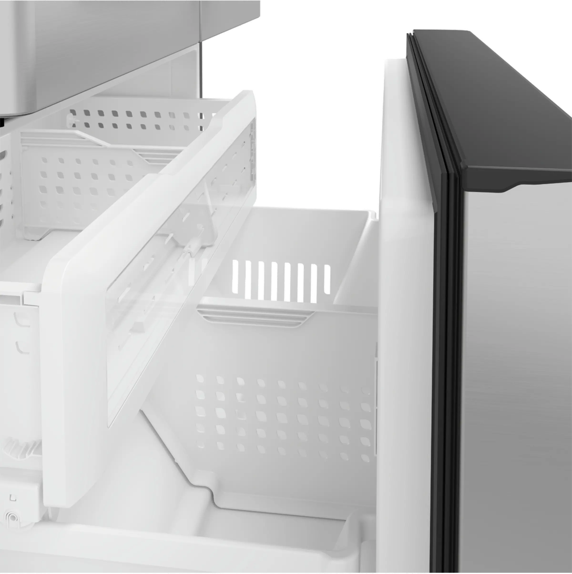 CYE22TP2MS1 Cafe 22.2 cu ft French Door Refrigerator - Counter Depth Stainless Steel-5