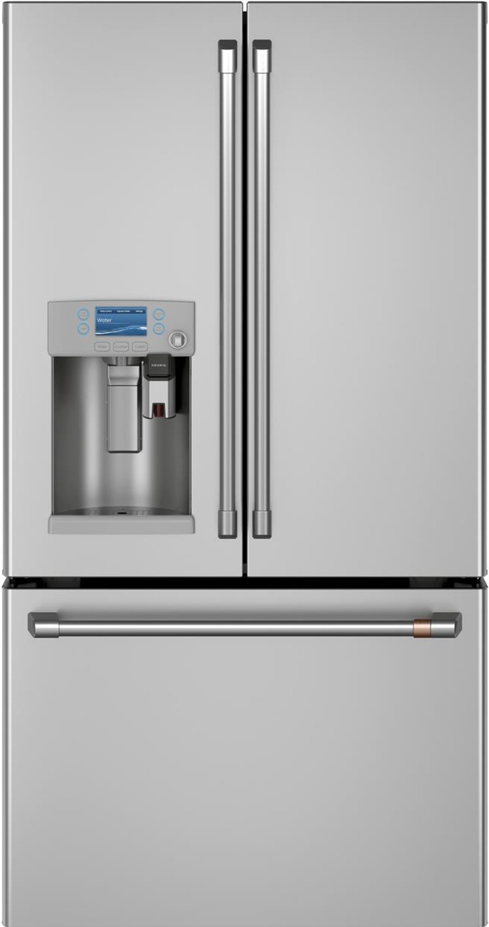 Cafe 22 cu ft French Door Refrigerator - Counter Depth Stainless Steel