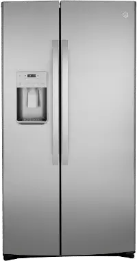 GSS25IYNFS GE 25.1 cu ft Side by Side Refrigerator - Stainless Steel