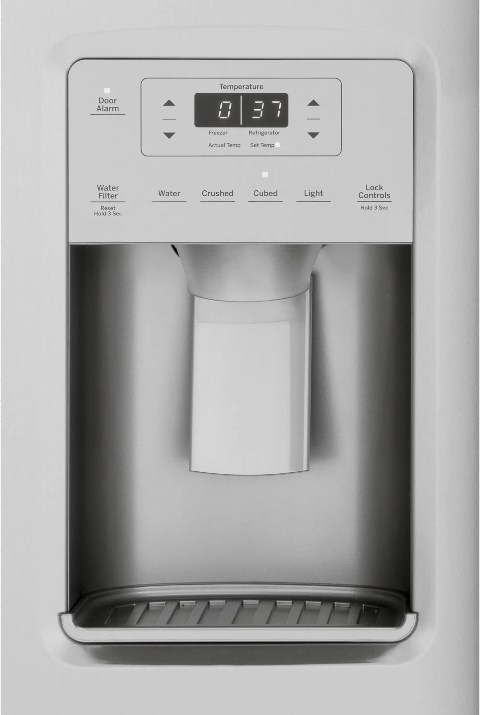 GZS22IYNFS GE 21.8 cu ft Side by Side Refrigerator - Counter Depth Stainless Steel-2