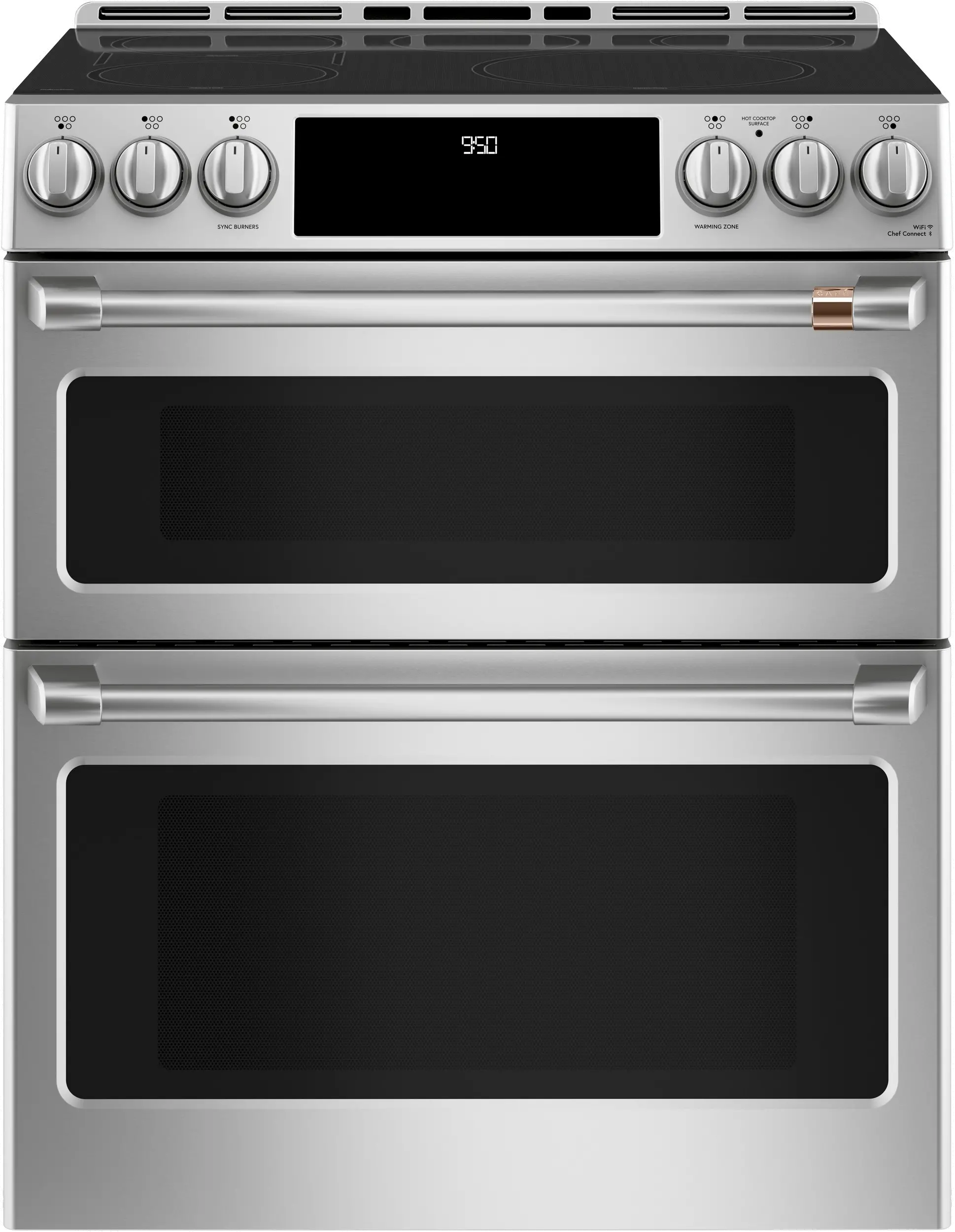 CHS950P2MS1 Cafe 6.7 cu ft Electric Induction Double Oven Range - Stainless Steel-1