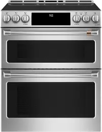 CHS950P2MS1 Cafe 6.7 cu ft Electric Induction Double Oven Range - Stainless Steel
