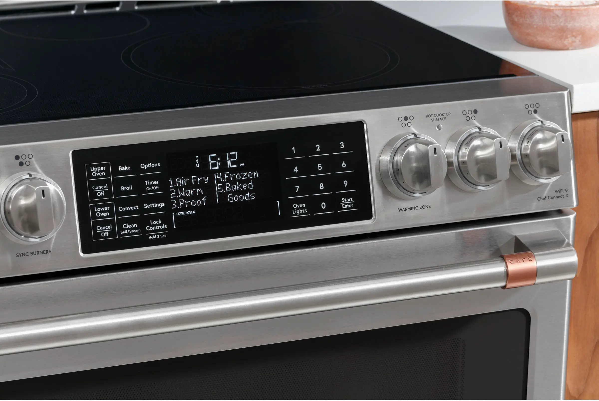 CHS950P2MS1 Cafe 6.7 cu ft Electric Induction Double Oven Range - Stainless Steel-8