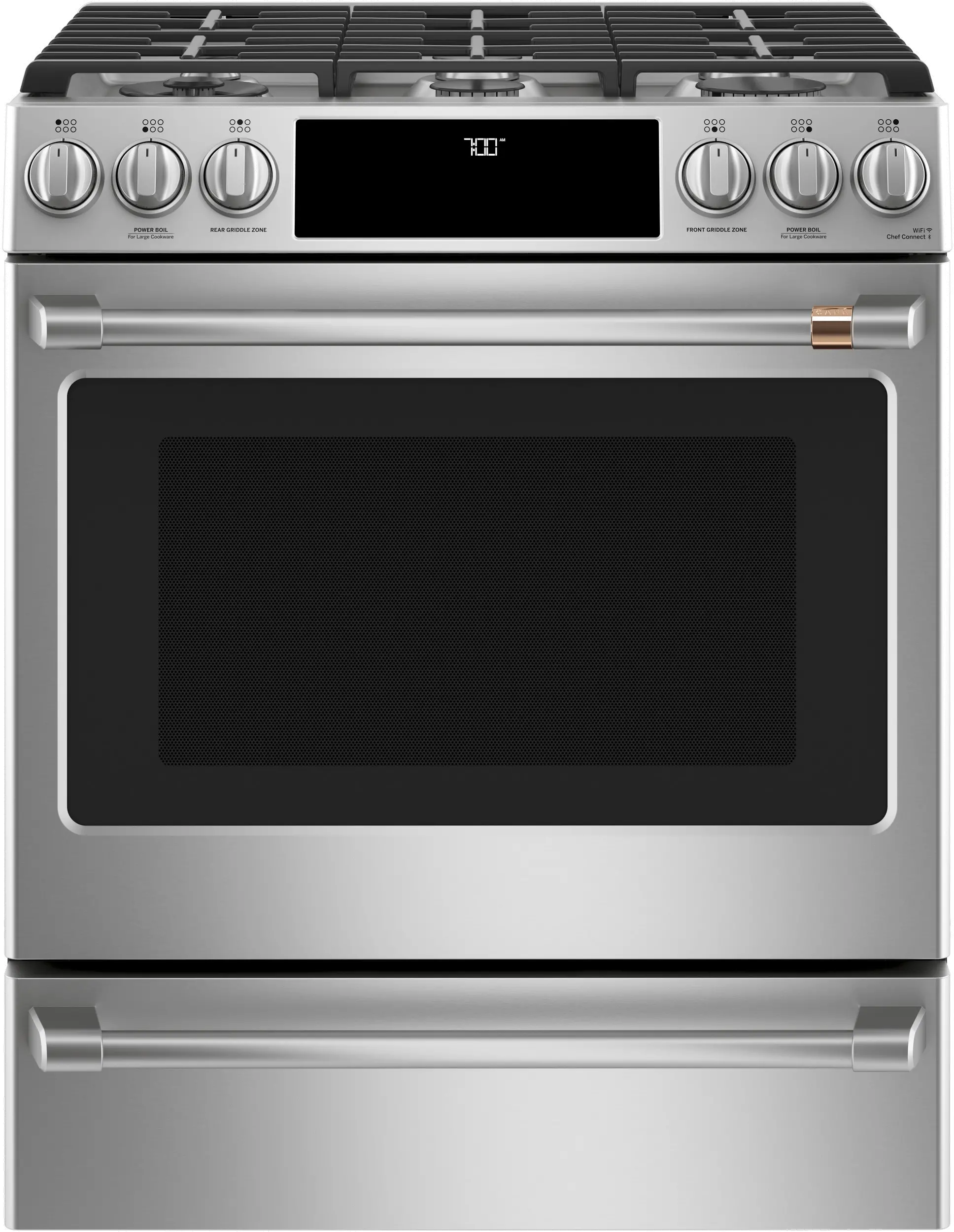 CGS700P2MS1 Cafe 5.6 cu ft Gas Range - Stainless Steel-1