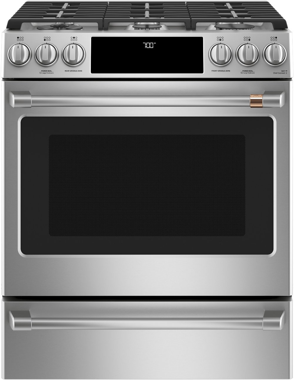Cafe 5.6 cu ft Gas Range - Stainless Steel