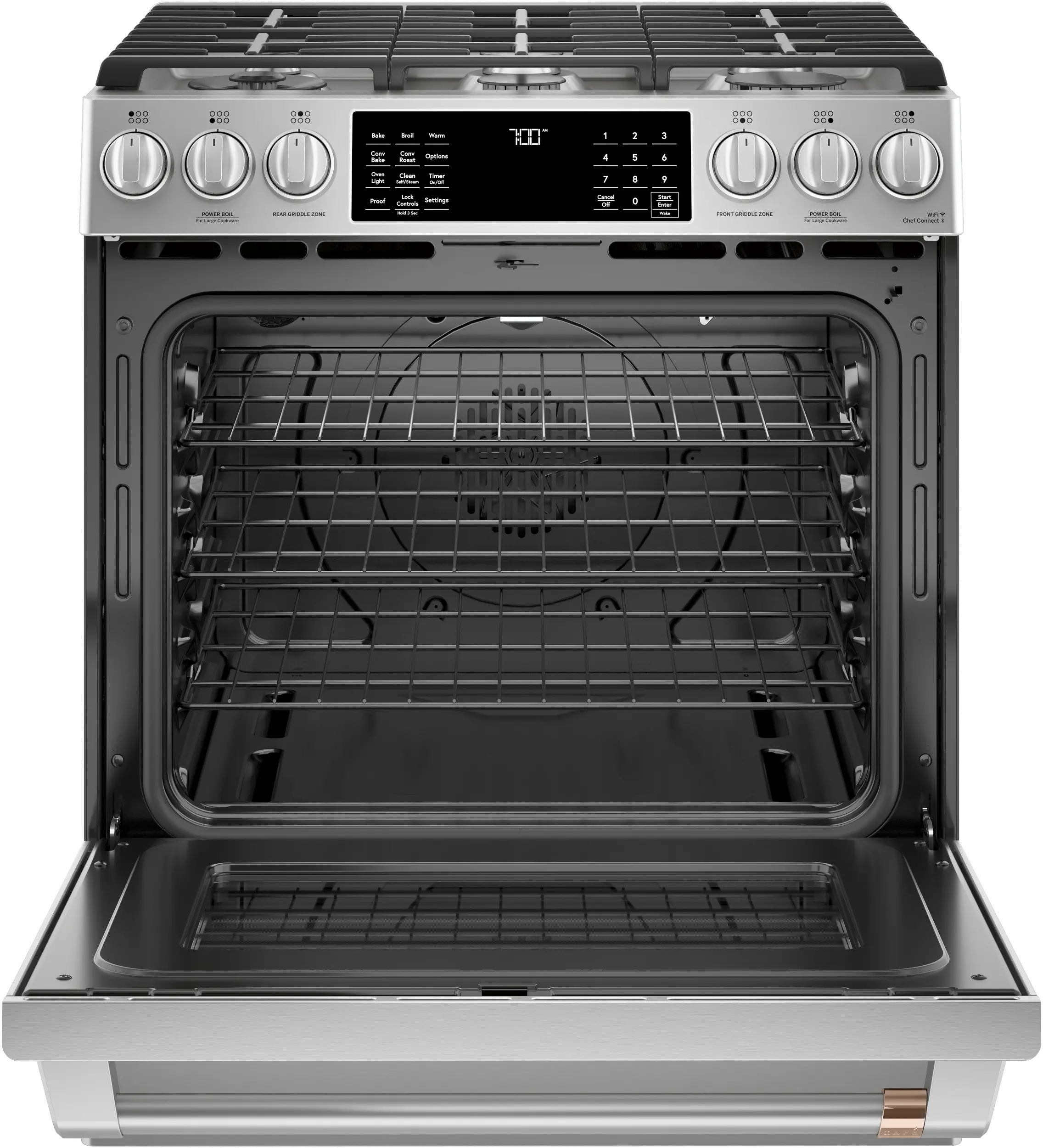 CGS700P2MS1 Cafe 5.6 cu ft Gas Range - Stainless Steel-3