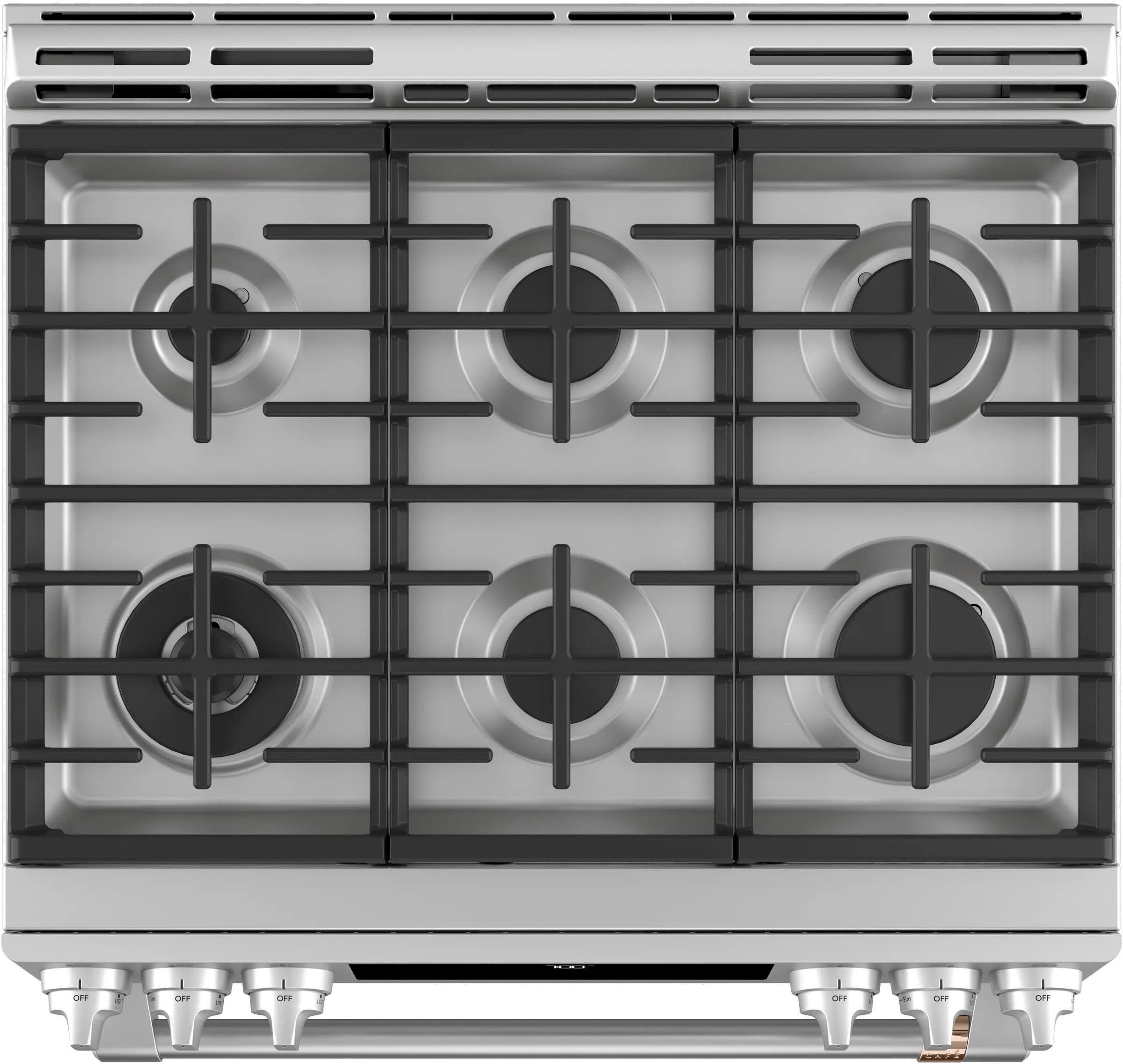 CGS700P2MS1 Cafe 5.6 cu ft Gas Range - Stainless Steel-4