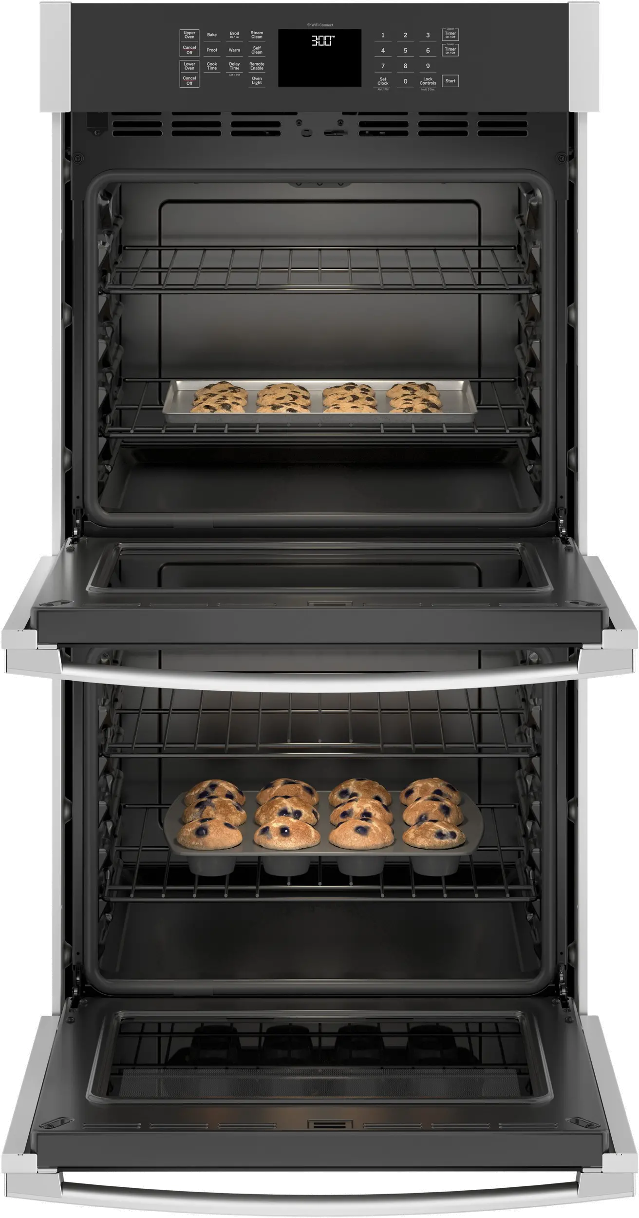 JKD3000SNSS GE 8.6 cu ft Double Wall Oven -  Stainless Steel 27 Inch-3
